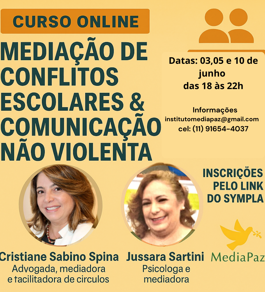 Folder 11 Curso Mediação Escolar e CNV