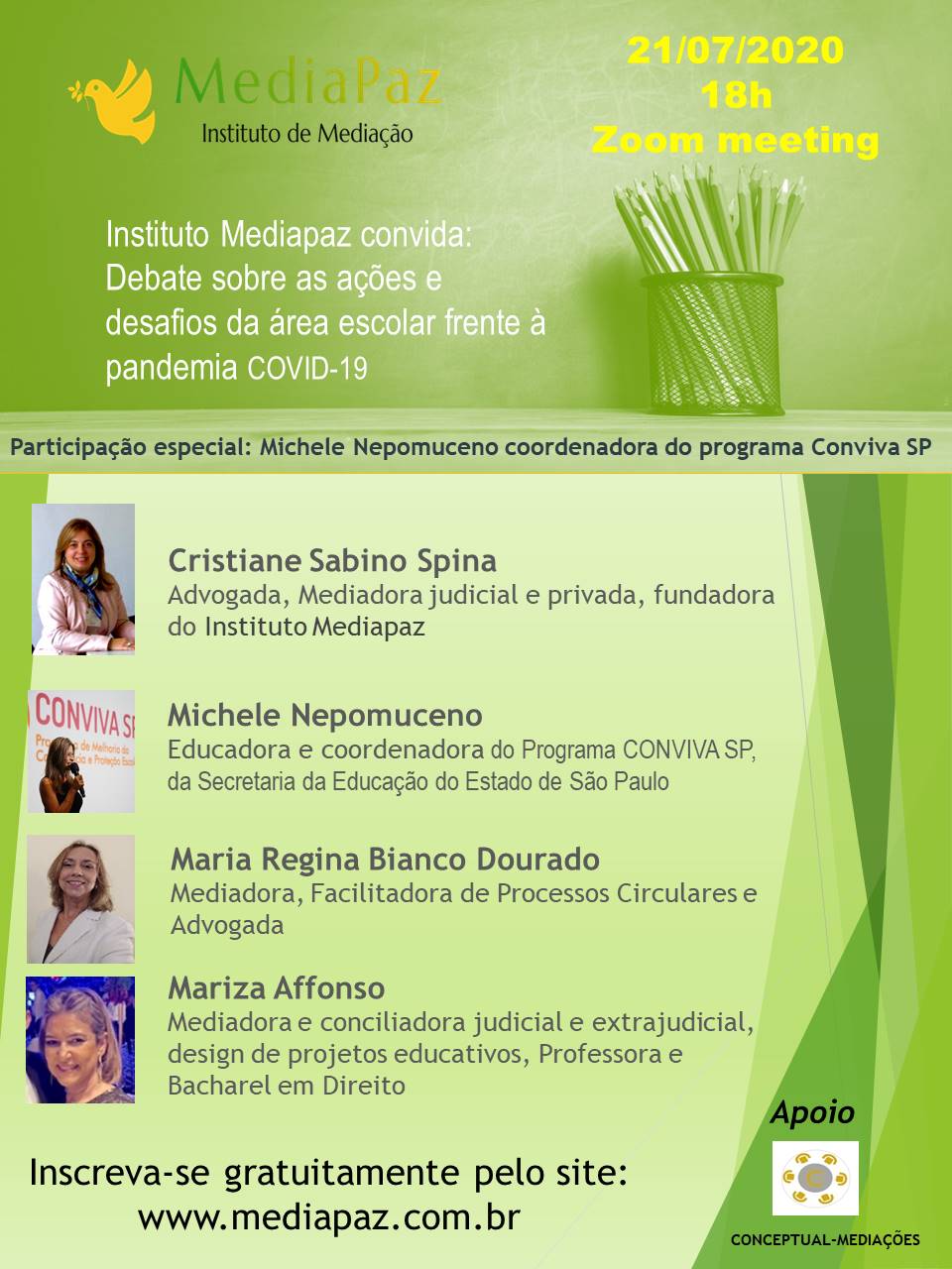Folder Debate - Ações e desafios da area escolar frente a pandemia2